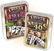 But, if you guessed that they weigh the same, you're wrong. Amazon Com Flickback Media Inc 1947 Trivia Playing Cards 1940 S Movie Trivia Combo Great Birthday Or Anniversary Toys Games