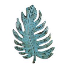 If you have any questions about your purchase or any other product for sale, our customer service representatives are available to. Blue Leaf Wall Art Iron Leaf Wall Decor Iron Metal Wall Art Decoration For Home Wall