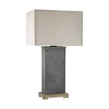 Grey Slate Outdoor Table Lamp