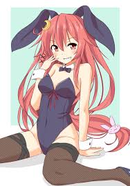 The infamous playboy bunny outfit has one purpose and one purpose only: Uzuki In A Bunny Suit Bunny Suit Know Your Meme