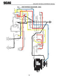 A wiring diagram is a simplified conventional pictorial representation of an electrical circuit. Swz Hydro Drive Walk Behind Color Wiring Diagram Scagtech