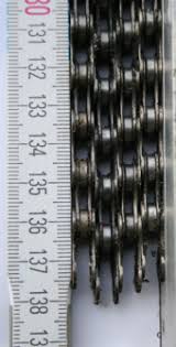 Next, you need to measure the distance between the crank bolt's rear axle and midpoint. Bicycle Chain Wikipedia