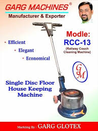 railway coach cleaning machines
