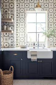 gray mosaic laundry room tiles