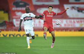 27.10.2020 ливерпуль 2:0 митьюлланд лига чемпионов. Liverpool 2 0 Midtjylland Diogo Jota Strike And Late Mohamed Salah Penalty Seal Crucial Win Daily Mail Online
