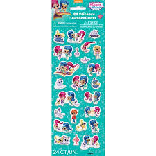 Shimmer And Shine Puffy Sticker Sheet 1ct