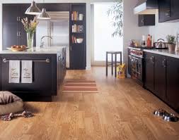 75 vinyl floor kitchen with dark wood
