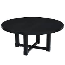 Using table wood recycled, recovered for their new table not only is good for the environment but also for the portfolio. Evanston Rustic Solid Wood Black Round Dining Table
