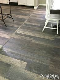 Finally, a vinyl transition strip is snapped into a track in the aluminum strip, bridging both floors and covering the edges. Lifeproof Luxury Vinyl Plank Flooring Just Call Me Homegirl