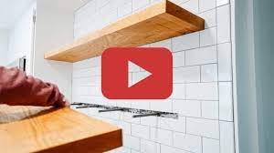 How To Make Diy Floating Shelves Over Tile