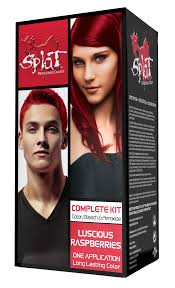Splat singles are best applied with a tint bowl. Splat Luscious Raspberries Red Hair Color Kit Semi Permanent Dye Walmart Com Walmart Com