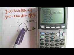 a sine function on a ti 84 calculator