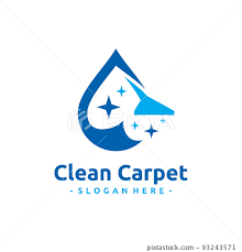 clean carpet logo vector interiors