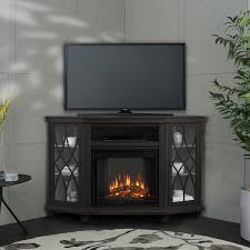 fresno electric fireplace in black by