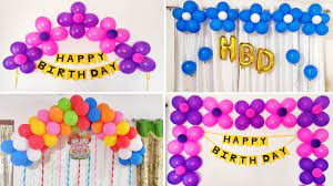 4 simple birthday decoration ideas at
