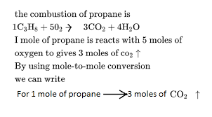 The Combustion Of Propane C3h8 A Fuel