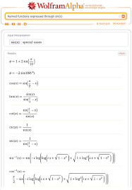The Top 100 Sines Of Wolfram Alpha