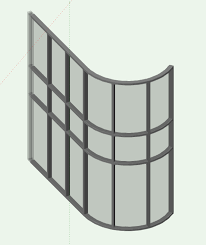 Curved Curtain Wall With Curved