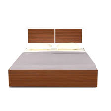 teak color king size bed