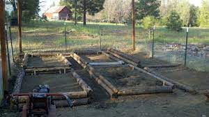 Raised Garden Beds Made With Logs