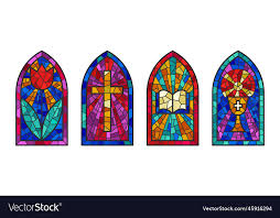 Church Glass Windows Stained Mosaic