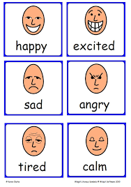 Widgit Emotions Flashcards Lots Of Useful Symbols