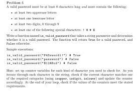 solved python question problem 5 a