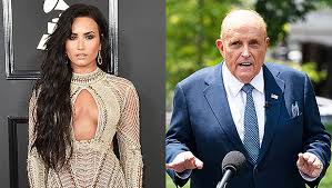 Giuliani, 76, tweeted after he got off the air. Demi Lovato Shades Rudy Giuliani S Borat 2 Scene With Hand Down His Pants Hollywood Life