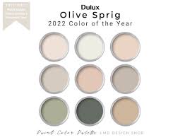 Dulux Olive Sprig 2022 Paint Palette