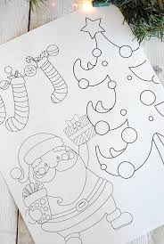 Free Printable Christmas Coloring Pages Crazy Little Projects