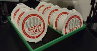 freddy s famous fry sauce caddy tray