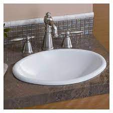 Mini Oval 17 Inch Drop In Basin Sink