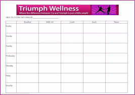 Free Daily Meal Planner Template In 2019 Meal Planner