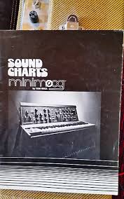 Moog Minimoog Sound Charts 1974 B W Guitarstuff