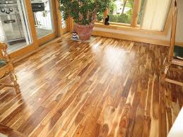 brown acacia solid wooden flooring for