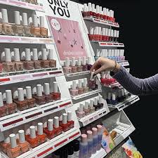 beauty retail pop display elevates the