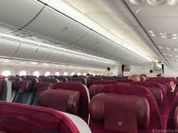 review qatar airways 787 economy cl