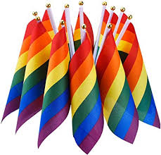 16 jahre haft für mann. 12 Stuck Regenbogenflagge Homosexueller Stolz Lesbischer Frieden Lgbt Regenbogenflagge Banner Festival Karneval Amazon De Garten