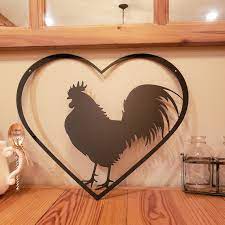 Metal Rooster Metal Wall Decor