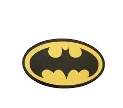 yellow batman logo sticker