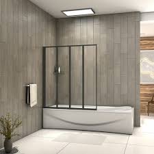 Folding Pivot Shower Bath Screen Panel