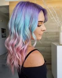 Ask your stylist to mix the blue and purple shades into one stunning ombre. 25 Stunning Blue Ombre Hair Colors Trending Right Now