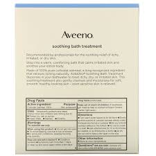 Get it as soon as wed, mar 10. Aveeno Active Naturals Soothing Bath Treatment Fragrance Free 8 Single Use Bath Packets 1 5 Oz 42 G Each Iherb