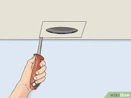 3 Ways To Fix Holes In A Ceiling Wikihow