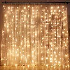 Amazon Com Twinkle Star 300 Led Window Curtain String Light Wedding Party Home Garden Bedroom Outdoor Indoor Wall Decorations Warm White Home Kitchen
