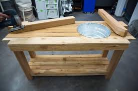 how to create a gardner s potting bench