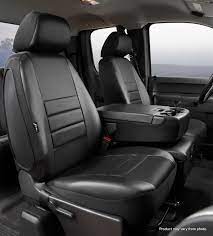 Blk Leatherlite Custom Fit Seat Cover