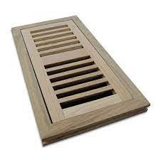 white oak flush mount floor vent