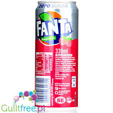 fanta raspberry zero no added sugar