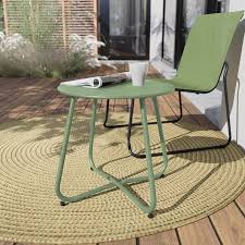 Weather Resistant Outdoor Round End Table